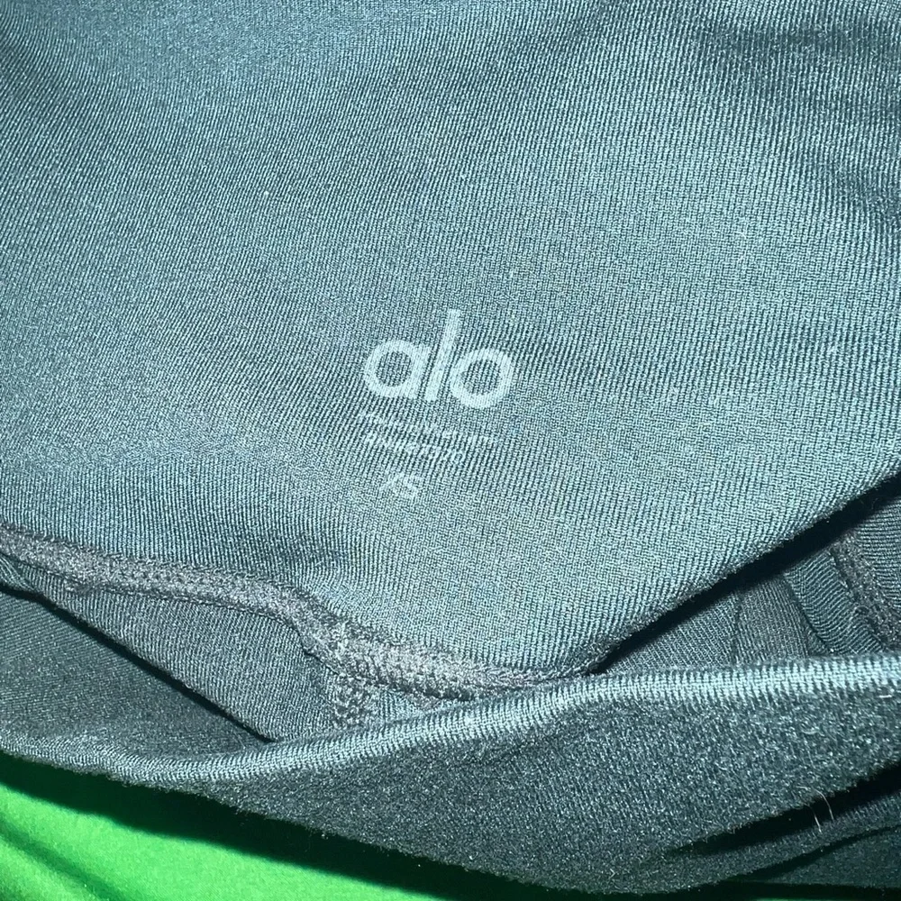 ALO Yoga 7/8 High Waist Moto Leggings sz XS - DARK GREEN